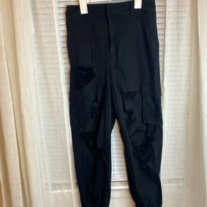Forever 21 Cargo Pants with holes (High Waisted)
